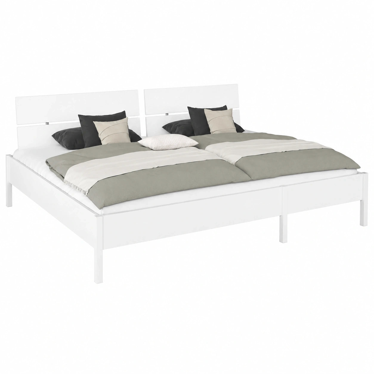 Rauch Möbel Mare Familienbett 270x200 cm, Mehrpersonenbett in Weiß, gemeinsam Schlafen