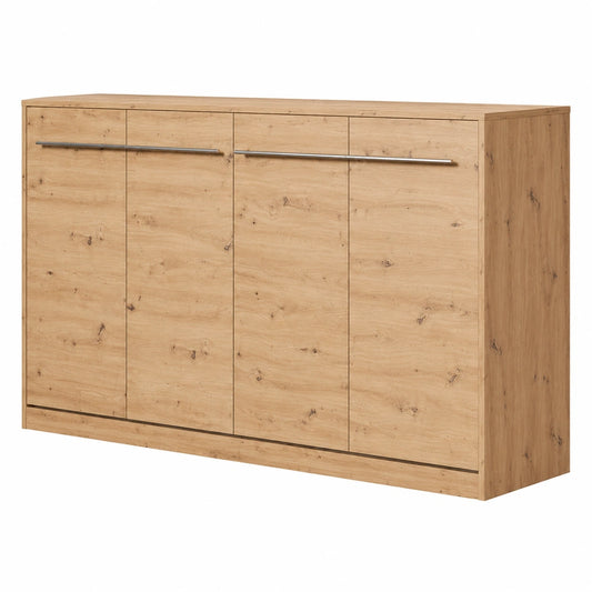 SMARTBett Klappbett Standard Wildeiche, Größen: 90x200 bis 160x200, Horizontal