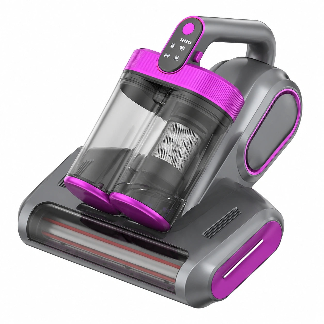 Linkifly MT1 Kabelloser Milbensauger mit 18 kPa Saugkraft und UV-C Licht, USB-C aufladbarer Handstaubsauger für Matratzen, Betten und Sofas