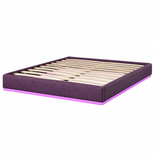 Modernes Einzelbett 90x200 cm mit USB-Ladestation und LED-Licht, Dunkelgrauer Bettrahmen für Schlafzimmer und Gästezimmer, Einfache Montage
